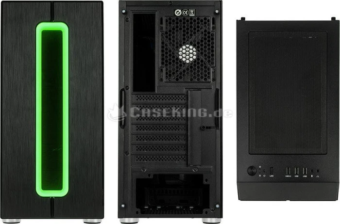 Kolink Nimbus RGB, Glasfenster