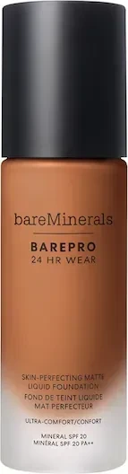 bareMinerals barePro 24h Matte Comfort Liquid Foundation deep 50 neutral LSF20, 30ml
