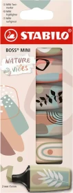 STABILO Boss Mini Naturevibes sortiert, 6er-Pack
