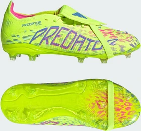 adidas Predator Elite Fold-Over Tongue FG lucid lemon/lucid pink/blue fusion (Junior)