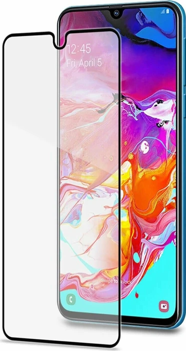 Celly Full Glass für Samsung Galaxy A70 schwarz