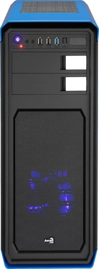 AeroCool Aero-800 blau, Acrylfenster
