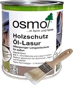 Osmo Holzschutz Öl-Lasur 900 außen weiß, 750ml