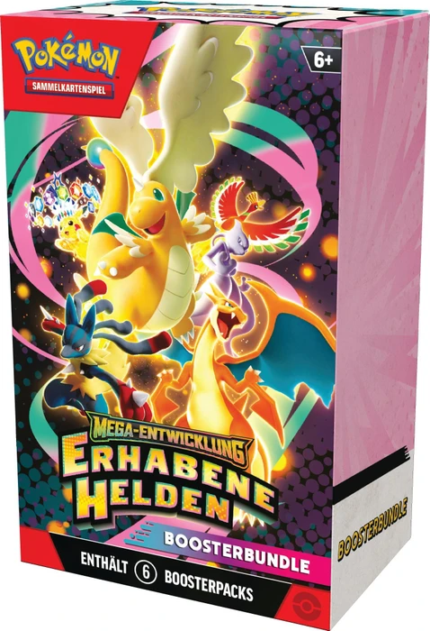 Pokémon - Mega-Entwicklung Erhabene Helden Booster Bundle