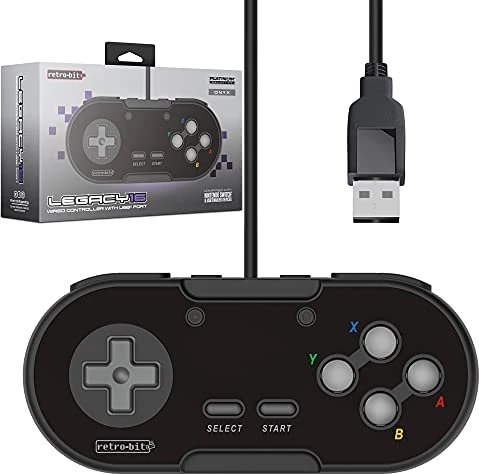 Retro-Bit Legacy 16 Gamepad Wired USB onyx (SNES)