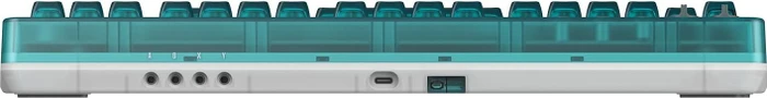 8BitDo Retro 87 Mechanical Keyboard - N64 30th Collection, Clear Blue, Cloud Gray Linear, USB/Bluetooth, US