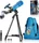 Bresser JUNIOR Linsenteleskop 70/400 blau (8850610WXH000)