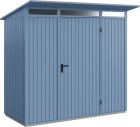 EcoStar Trend Premiumline Typ 1 Gerätehaus taubenblau