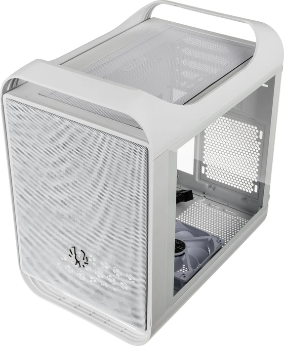 BitFenix Prodigy M 2022, weiß, Glasfenster