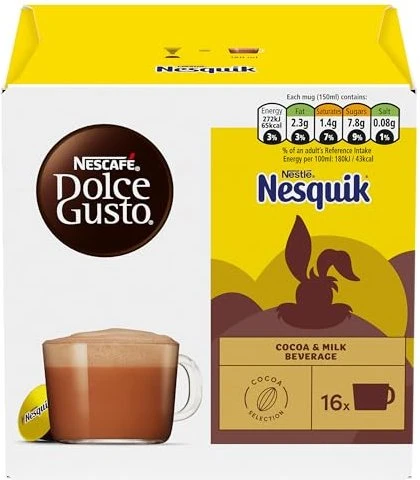 Nestlé Nescafe Dolce Gusto Nesquik Kakaokapseln, 16 Stück