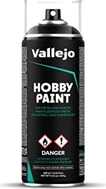 Vallejo Hobby Paint Spray Basic Primer premium black, 400ml