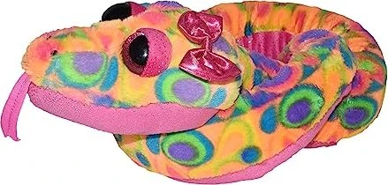 Wild Republic Sweet & Sassy Colorful Tie-Dye Snake 137cm