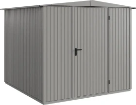 EcoStar Trend Euroline Typ 2 Gerätehaus graualuminium