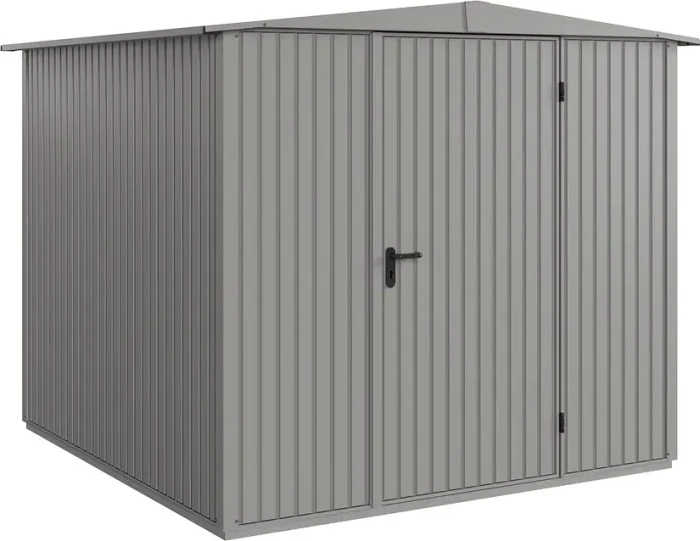 EcoStar Trend Euroline Typ 2 Gerätehaus graualuminium