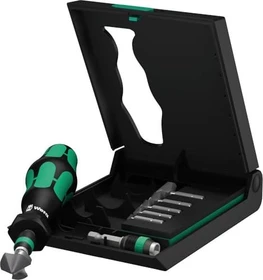 Wera 846/8 3-schneidig Kegelsenker-Sortiment inkl. Werkzeugbox, 8-tlg.
