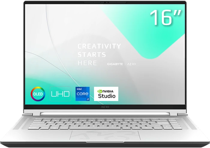 GIGABYTE AERO 16 OLED BSF-73DE994SO, Twilight Silver, Core i7-13700H, 16GB RAM, 1TB SSD, GeForce RTX 4070, DE