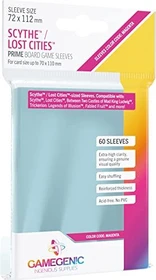 Gamegenic Prime Board Game Sleeves Magenta transparent, 60 Stück