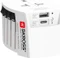 Skross World Travel Adapter MUV USB (AC), weiß Vorschaubild