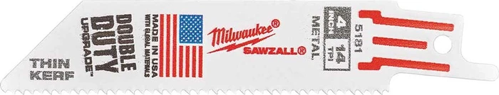 Milwaukee Fangtip Thin Kerf Säbelsägeblatt, 100x0.9mm, 5 Stück