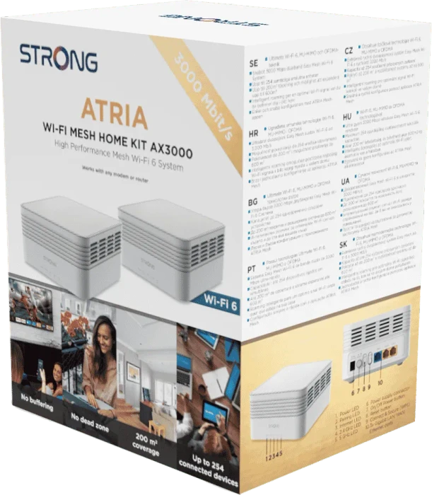 Strong Atria Wi-Fi Mesh Kit AX3000, 2er-Pack