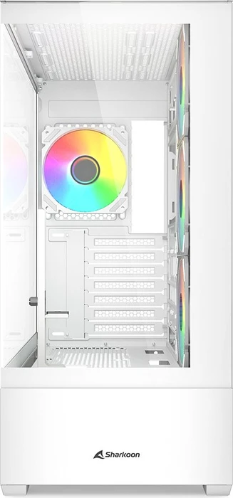 Sharkoon AK6 RGB White, Glasfenster
