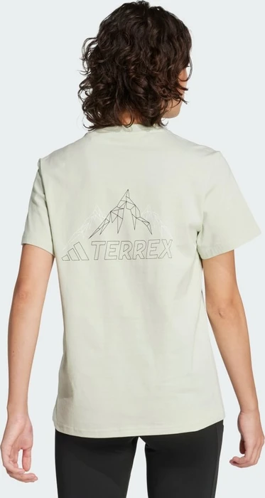 adidas Terrex Graphic T-Shirt kurzarm linen green (Damen)