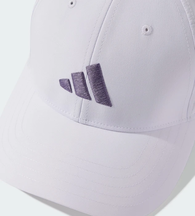 adidas New Logo Embroidered Baseball Kappe frozen purple/tech purple