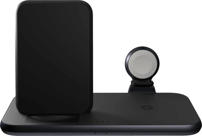 Zens 4 in 1 Stand+Watch Wireless Charger Aluminium weiß