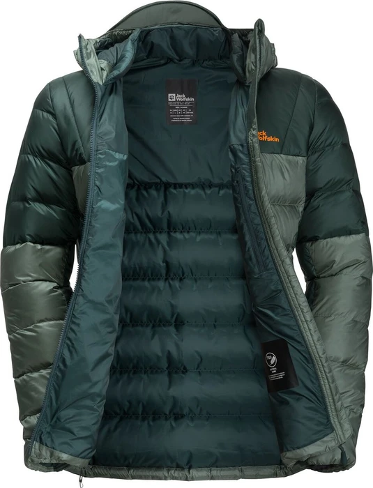 Jack Wolfskin Nebelhorn Down Hoody Funktionsjacke hedge green (Herren)