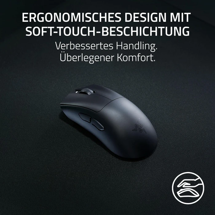 Razer DeathAdder V3 HyperSpeed schwarz Soft-Touch, USB