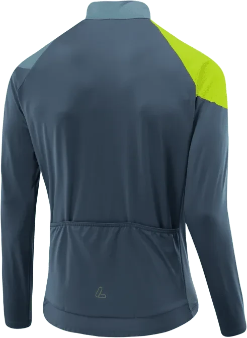 Löffler Areas Mid Half-Zip Trikot langarm dark petrol (Herren)