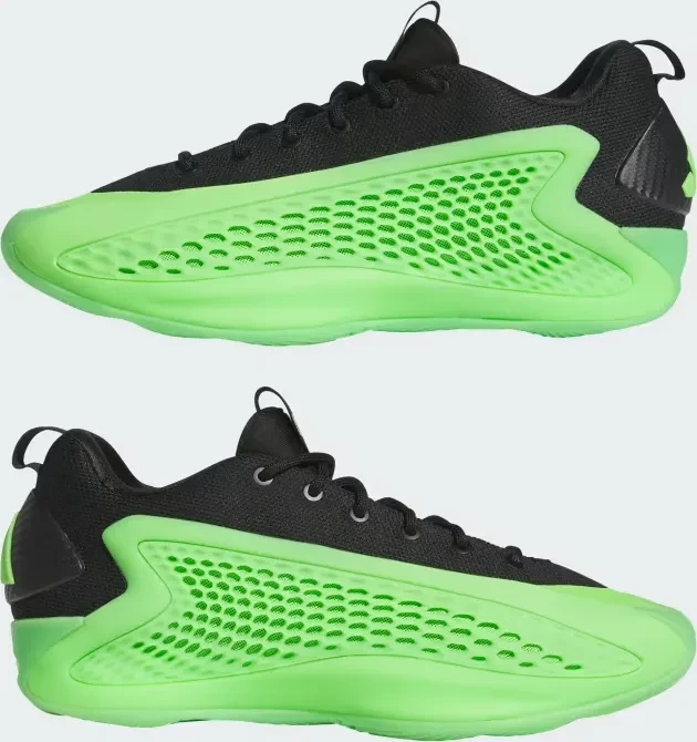 adidas Anthony Edwards 1 Low lucid lime/aurora ink/core black