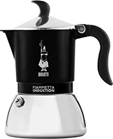 Bialetti Fiammetta Induktion 2 Tassen Espressokanne schwarz
