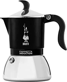 Bialetti Fiammetta Induktion 2 Tassen Espressokanne schwarz