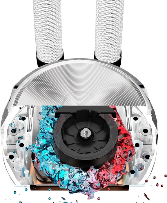 Cooler Master MasterLiquid PL240 Flux White Edition, weiß
