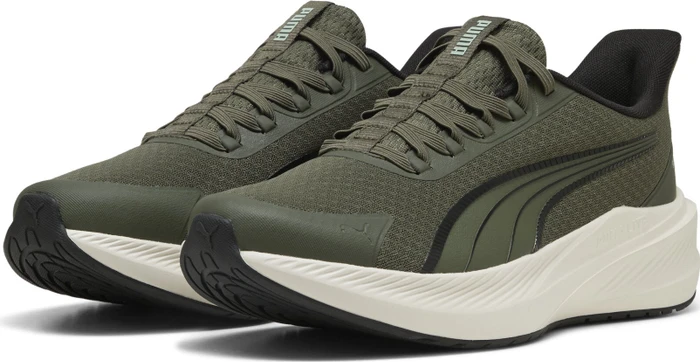 Puma Dasher Lite Sliptech moss veil/warm white/puma black/soft grass