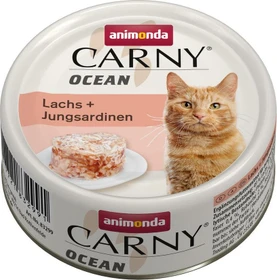 animonda Carny Ocean Lachs und Jungsardinen, 960g (12x 80g)