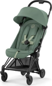 Cybex Coya Matte Black Frame leaf green