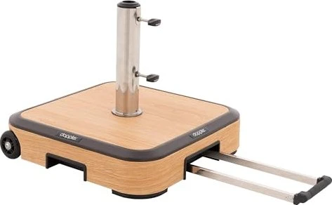 Doppler Alu Wood Trolley Betonplatte Sonnenschirmständer 50kg 56x56cm