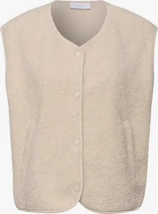 Street One Wolloptik Weste soft fawn beige (Damen)