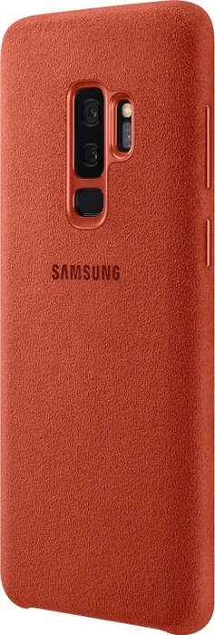 Samsung EF-XG965AR Alcantara Cover für Galaxy S9+ rot
