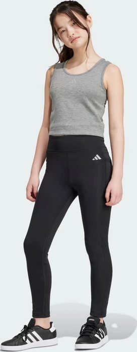 adidas Optime Hose 7/8 black/reflective silver (Junior)