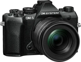 OM System OM-5 Mark II schwarz mit Objektiv M.Zuiko digital ED 12-45mm 4.0 PRO