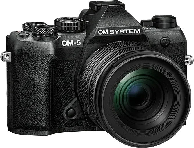 OM System OM-5 Mark II schwarz mit Objektiv M.Zuiko digital ED 12-45mm 4.0 PRO