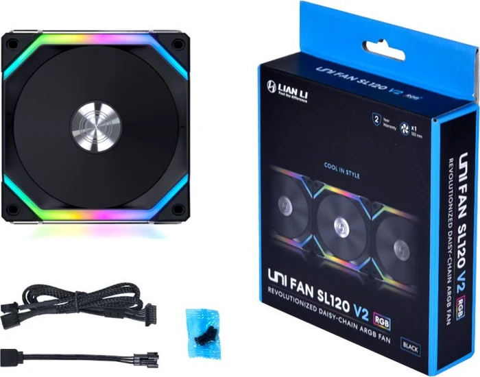 Lian Li Uni Fan SL120V2 RGB, schwarz, 120mm