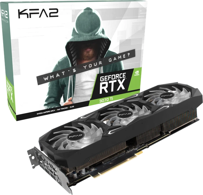 KFA2 GeForce RTX 3070 Ti SG (1-Click OC), 8GB GDDR6X, HDMI, 3x DP