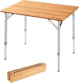 KingCamp Bamboo L 100x65x65cm Campingtisch