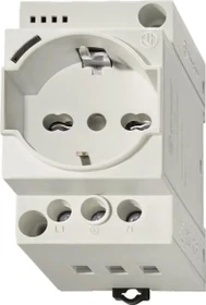 Finder Typ 7U.00 - Schaltschrank-Steckdose - Schuko + italienischer Stecker - Typ F und L 10/16 A