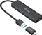 Equip 4 Port USB Hub, 4x USB-A 3.0, USB-C 3.0/USB-A 3.0 [Stecker] Vorschaubild
