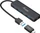 Equip 4 Port USB Hub, 4x USB-A 3.0, USB-C 3.0/USB-A 3.0 [Stecker] (128959)